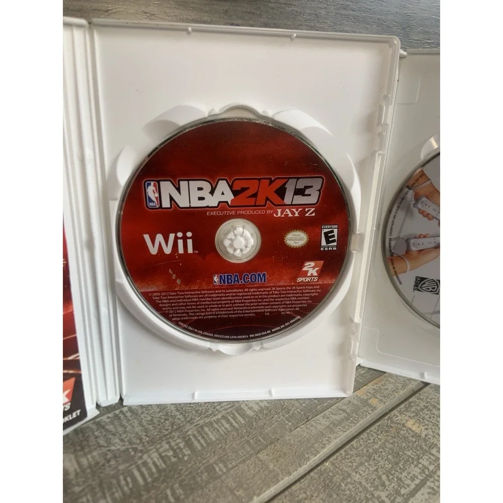 NBA 2K13 +‎ Game Party 3  (Nintendo Wii 2012) Lot Of 2 Games Bundle Basketball